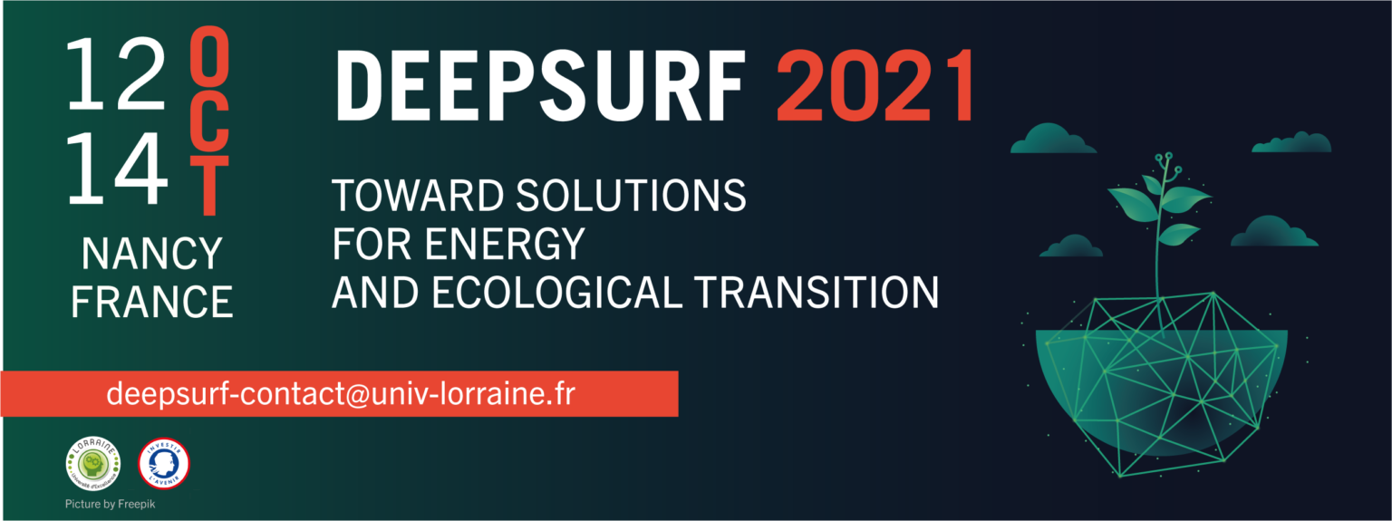 DEEPSURF Conference « Toward solutions for energy and ecological transition » 
